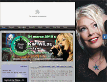 Tablet Screenshot of kimwilde.pl